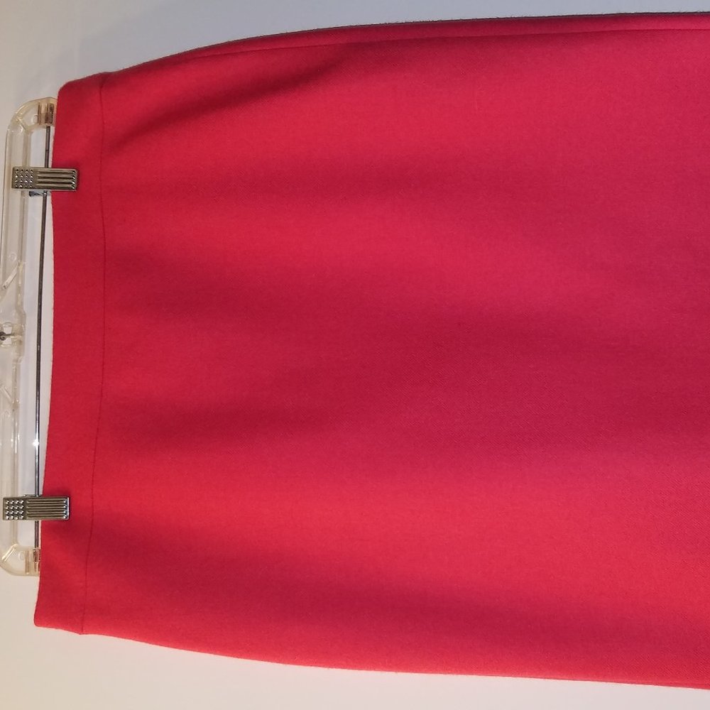 J. Crew No. 2 Pencil skirt, wool, bright pink, 10P